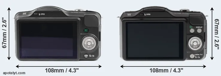 Comparison GF3 or GF5 rear