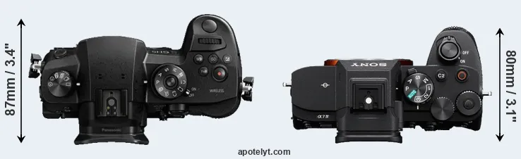 Compare GH5 versus A7 IV top