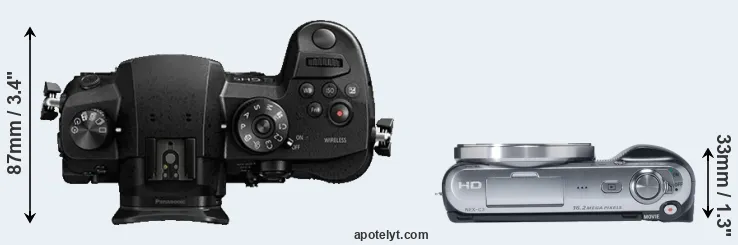 Compare GH5 versus NEX-C3 top