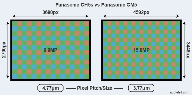 GH5s versus GM5 MP