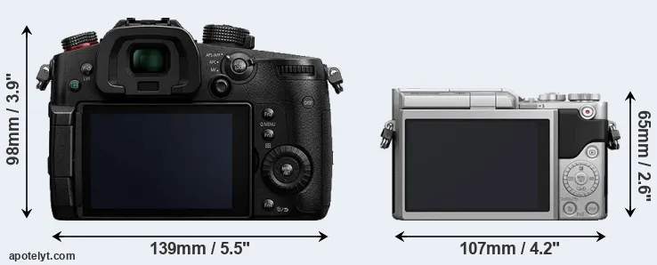 Comparison GH5s or GX800 rear