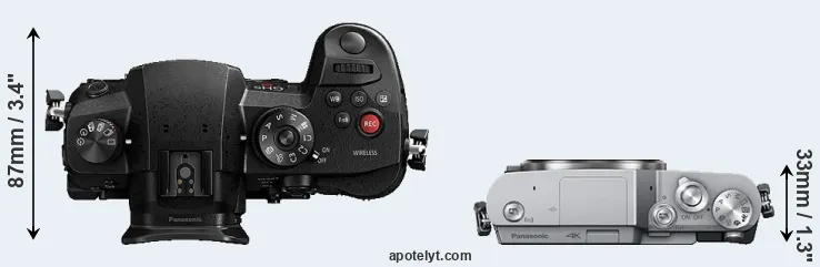 Compare GH5s versus GX800 top