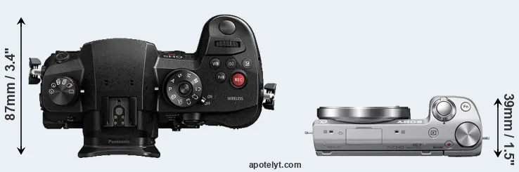 Compare GH5s versus NEX-5T top