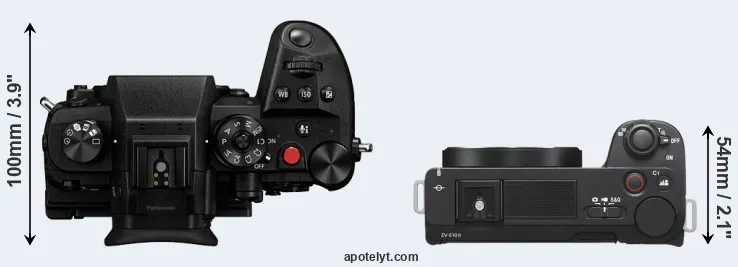 Compare GH6 versus ZV-E10 II top