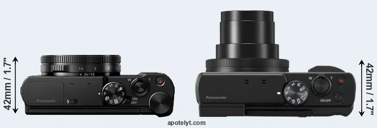 Compare LX10 versus ZS80 top