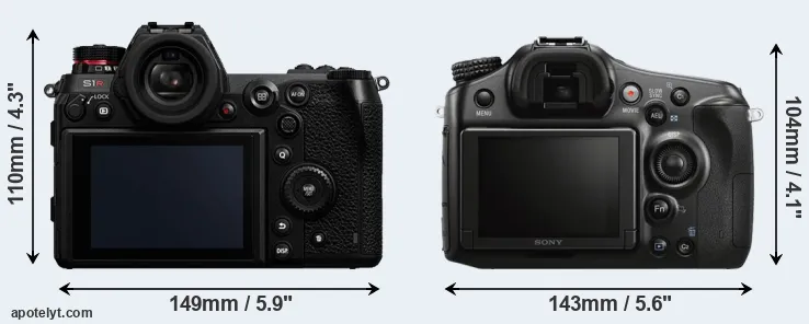 Comparison S1R or A68 rear