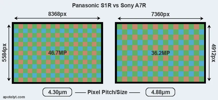 S1R versus A7R MP