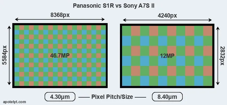 S1R versus A7S II MP
