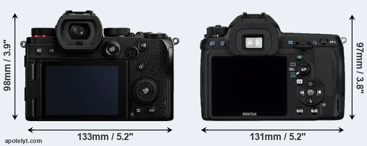 Comparison S5 or K-5 rear