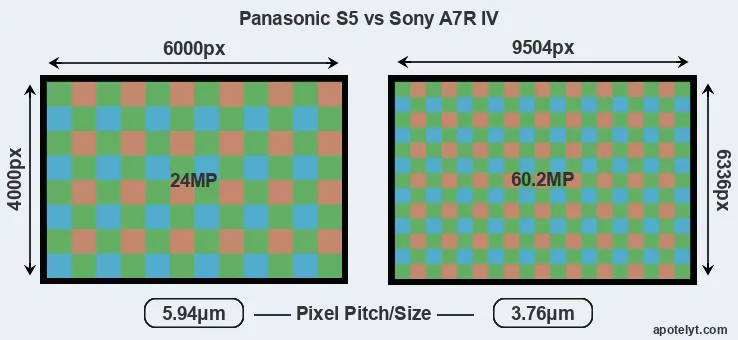 S5 versus A7R IV MP