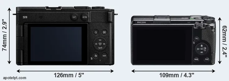 Comparison S9 or GR IIIx rear