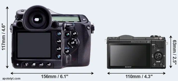 Comparison 645D or A5100 rear