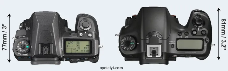 Compare K-3 versus A68 top