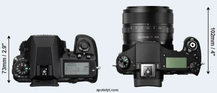 Compare K-5 versus RX10 top