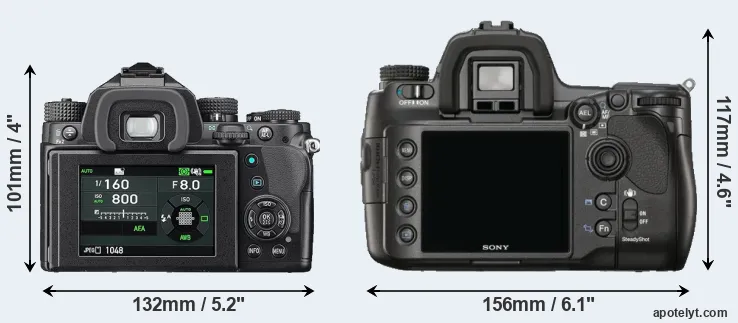 Comparison KP or A900 rear