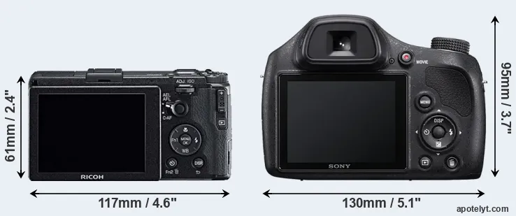 Comparison GR or H400 rear