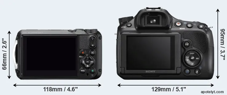 Comparison WG-6 or A58 rear