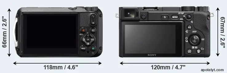 Comparison WG-6 or A6400 rear