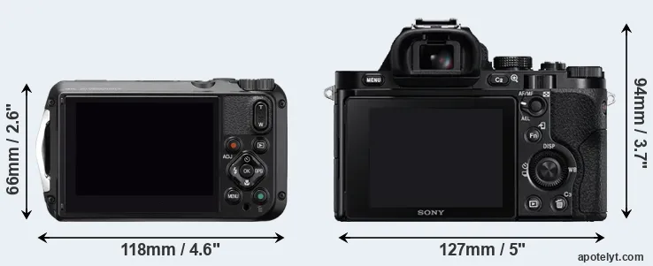 Comparison WG-6 or A7 rear