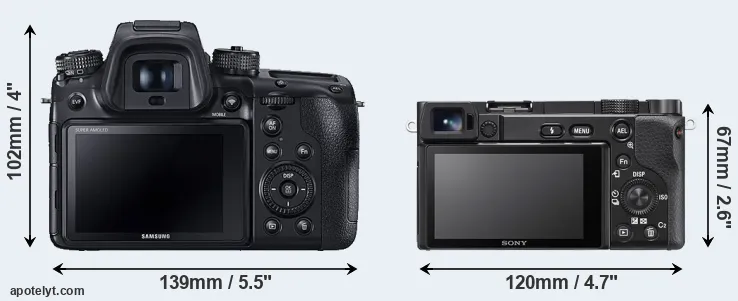 Comparison NX1 or A6100 rear