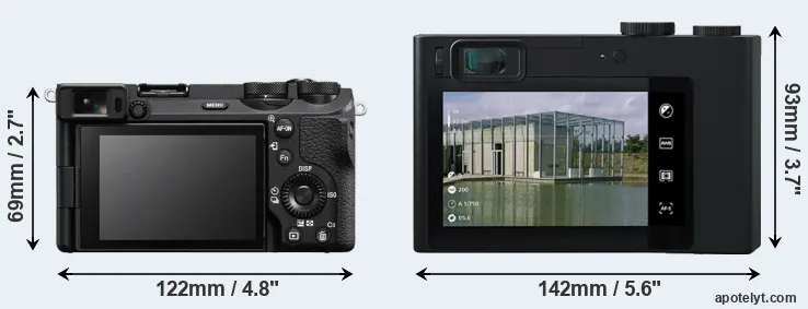 Comparison A6700 or ZX1 rear