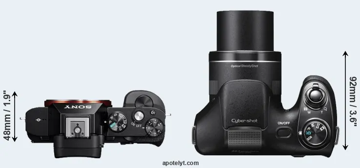 Compare A7 versus H300 top