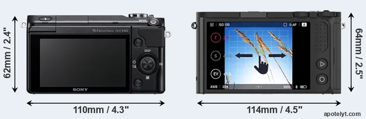 Comparison NEX-3N or M1 rear